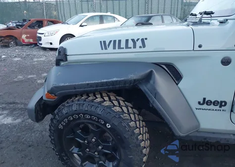 2023 Jeep Wrangler 4-Door Willys 4X4 из США, поврежденный, VIN 1C4HJXDG6PW664763